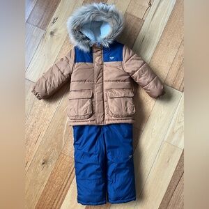 OshKosh B'Gosh Toddler Ski Jacket and Snowbib Snowsuit Set Size 3T